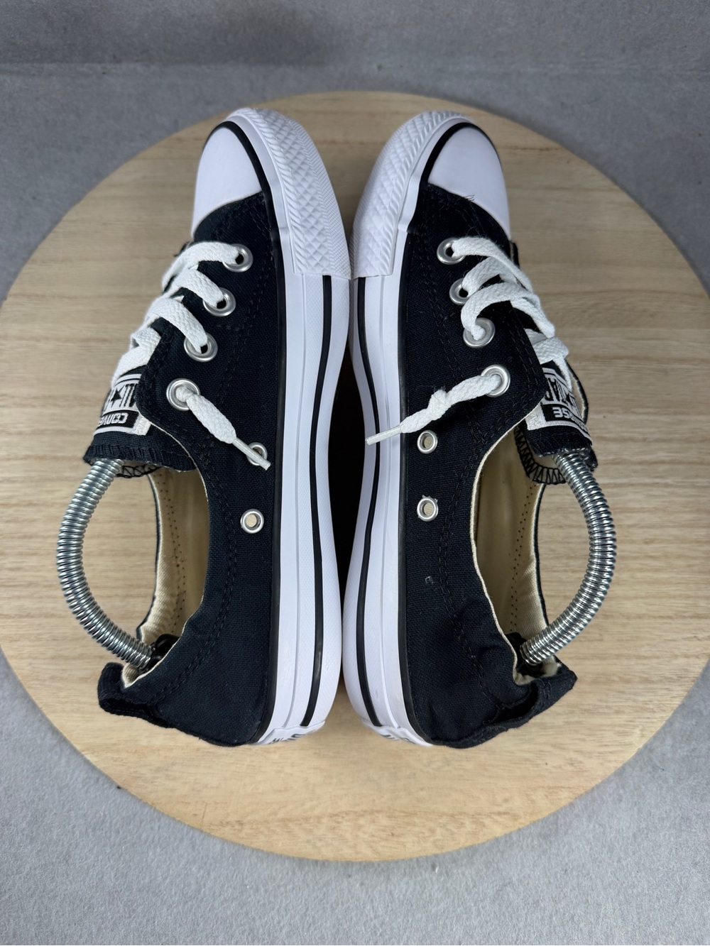 Converse Chuck Taylor All Star Shoreline Slip Women’s 7 Black White - Picture 5 of 8